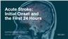Acute Stroke: Initial Onset and the First 24 Hours